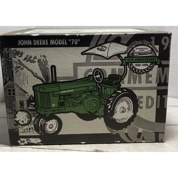 John Deere Model "70" Die Cast Tractor  Numbered With Box 10th Anniversary - Picture 9 of 13